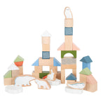 Small foot - houten bouwblokken arctic, 20dlg.