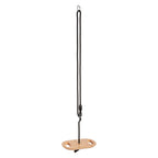 Small foot - houten disc schommel met handgrepen black line