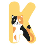 Small foot - houten dieren kinderletter - k