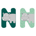 Small foot - houten dieren kinderletter - n