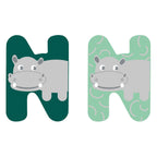 Small foot - houten dieren kinderletter - n