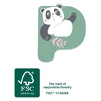 Small foot - houten dieren kinderletter - p