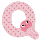 Small foot - houten dieren kinderletter - q