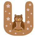 Small foot - houten dieren kinderletter - u