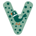 Small foot - houten dieren kinderletter - v