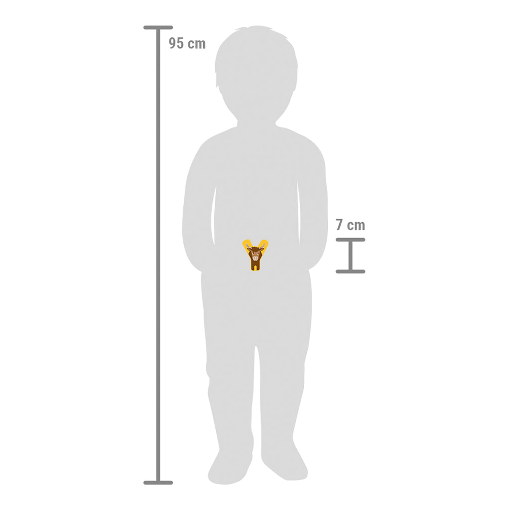Small foot - houten dieren kinderletter - y