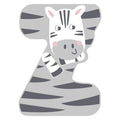 Small foot - houten dieren kinderletter - z