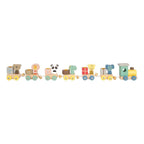 Small Foot - houten verjaardagtrein met dieren