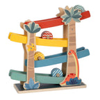 Small Foot - houten knikkerbaan dino
