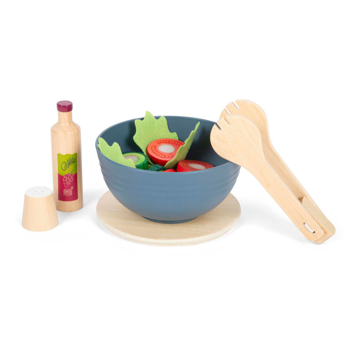 Small Foot - houten speelgoed eten salade speelset 11dlg.