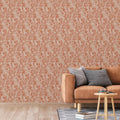 Dutch wallcoverings behang mae oranje en beige