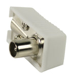 Valueline vlsp40900w gehoekte coax connectoren coax mannelijk wit