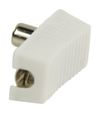 Valueline vlsp40900w gehoekte coax connectoren coax mannelijk wit