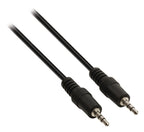 Valueline vlap22000b05 jack stereo audiokabel 3,5 mm mannelijk - 3,5 mm mannelijk 0,50 m zwart
