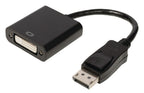 Valueline vlcb37250b02 displayport-adapterkabel displayport mannelijk - dvi-d 24 + 1-pins vrouwelijk 0,20 m zwart