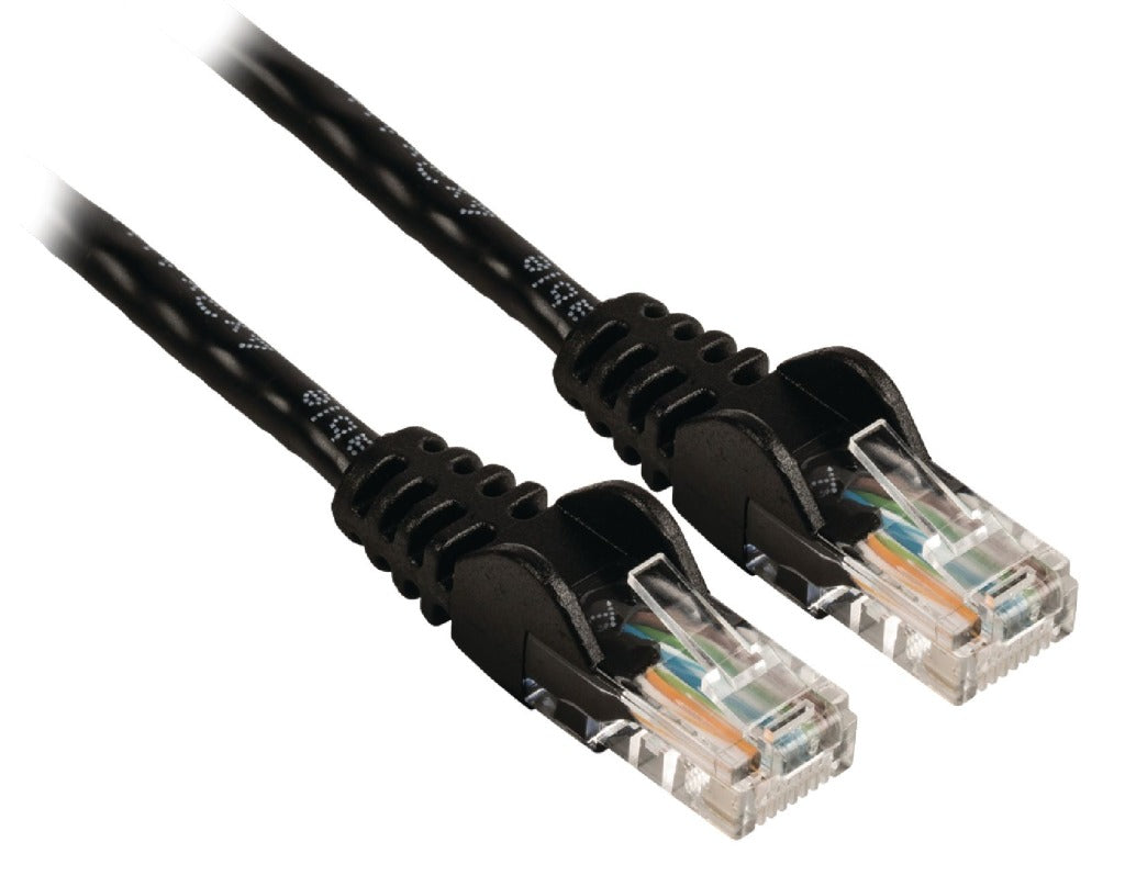 Valueline vlcb85100b50 utp cat5e netwerkkabel rj45 mannelijk - rj45 mannelijk 5,00 m zwart