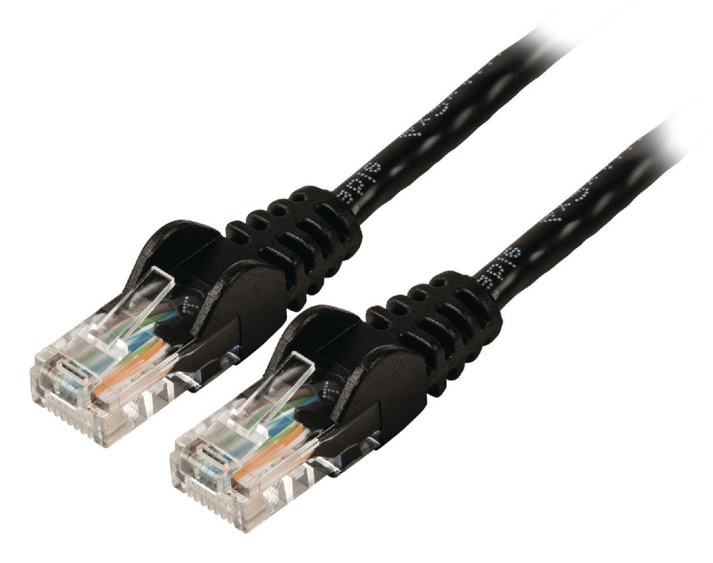 Valueline vlcb85100b50 utp cat5e netwerkkabel rj45 mannelijk - rj45 mannelijk 5,00 m zwart
