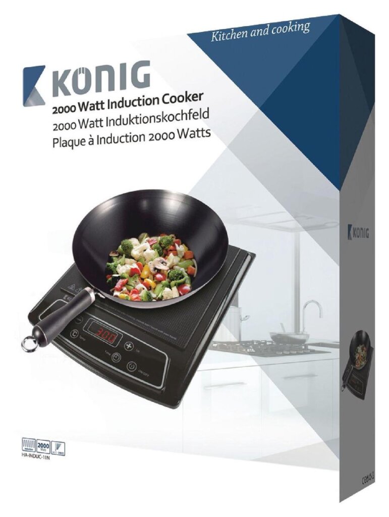 K&ouml;nig - K&ouml;nig Induction cooker 2000 w black