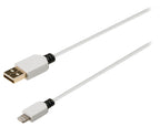 K ouml;nig knm39300w10 sync and charge kabel 8-pins lightning male - usb 2.0 a male 1,00 m wit