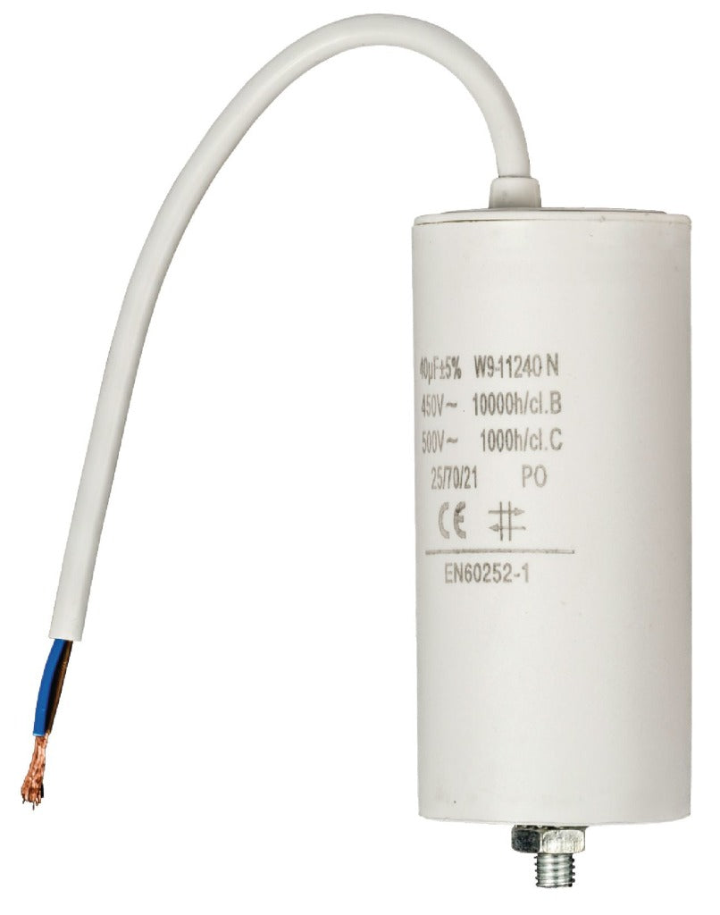 Fixapart - Fixapart w9-11240n condensator 40.0 uf / 450 v + kabel