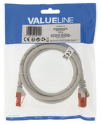 Valueline vlcp85200e1.50 cat6 utp netwerkkabel rj45 (8 8) male - rj45 (8 8) male 1.50 m grijs