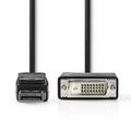Nedis - Nedis ccgp37200bk20 displayport - dvi-kabel displayport male - dvi-d 24+1-pins male 20 m zwart