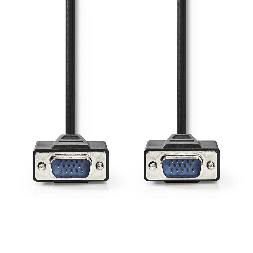 Nedis ccgp59000bk200 vga-kabel vga male vga male 20 m zwart