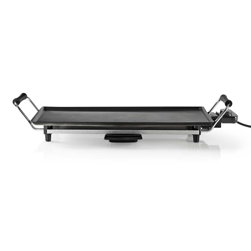 Nedis teppanyaki tafelgrill | 47.5 x 26.5 cm | 5 warmte standen | 1 stuks - fcte110ebk50 fcte110ebk50