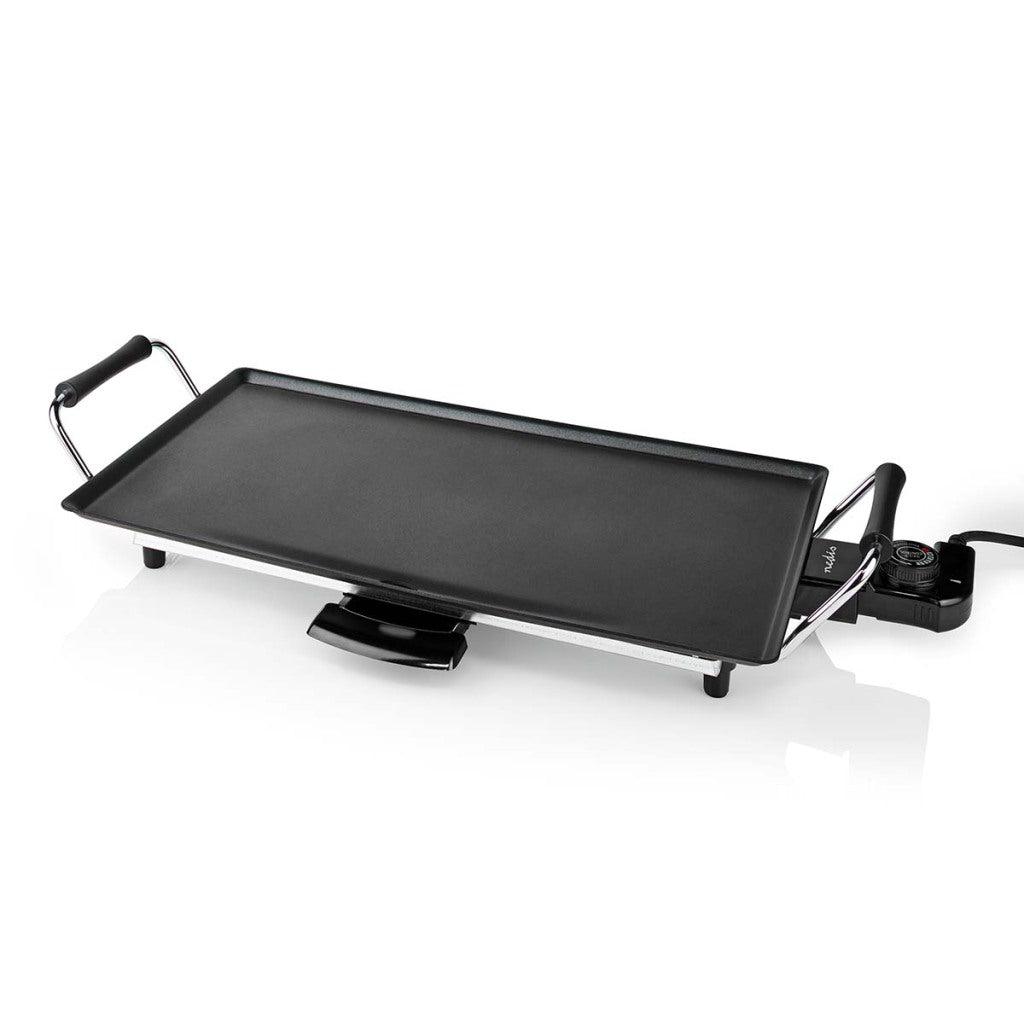 Nedis teppanyaki tafelgrill | 47.5 x 26.5 cm | 5 warmte standen | 1 stuks - fcte110ebk50 fcte110ebk50