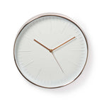 Nedis clwa013pc30re ronde wandklok diameter 30 cm wit roze-goud