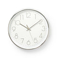 Nedis wandklok | 300 mm | kunststof | wit zilver | 1 stuks - clwa015pc30sr clwa015pc30sr
