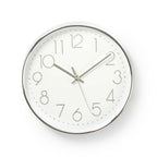 Nedis wandklok | 300 mm | kunststof | wit zilver | 1 stuks - clwa015pc30sr clwa015pc30sr