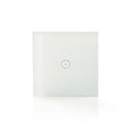 Nedis smartlife wandschakelaar | wi-fi | enkel | 1000 w | glas | wit | 1 stuks - wifiws10wt wifiws10wt