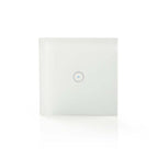 Nedis smartlife wandschakelaar | wi-fi | enkel | 1000 w | glas | wit | 1 stuks - wifiws10wt wifiws10wt