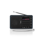 Nedis - Nedis rdfm2100gy fm-radio 36 w usb-poort & microsd-kaartsleuf zwart / grijs