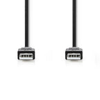 Nedis ccgt60000bk10 kabel usb 2.0 a male - a male 1,0 m zwart