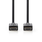 Nedis cvgt34000bk20 high speed hdmi-kabel met ethernet hdmi-connector - hdmi-connector 2,0 m zwart