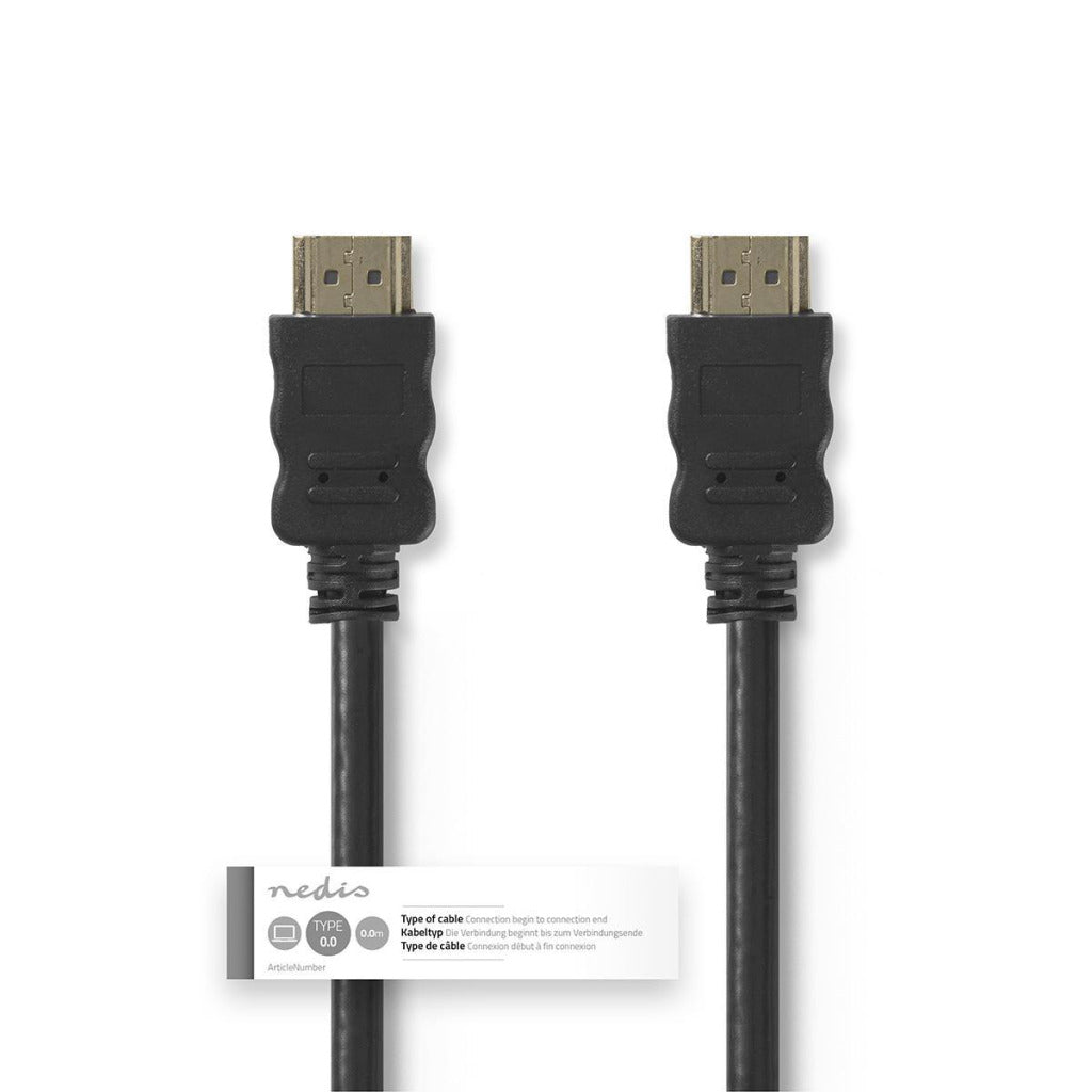 Nedis cvgt34000bk30 high speed hdmi kabel met ethernet 3 m zwart