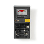 Nedis batterijtester | 9v aa-aaa-button cell c-d | zwart | 1 stuks - bate110 bate110