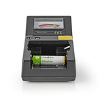 Nedis batterijtester | 9v aa-aaa-button cell c-d | zwart | 1 stuks - bate110 bate110