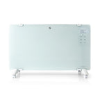 Nedis wifihtpl20fwt slimme convectorkachel met wi-fi thermostaat glazen frontpaneel 2000 w wit