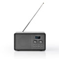 Nedis - Nedis rddb5110bk dab+ radio 45 w fm klok & wekkerfunctie zwart