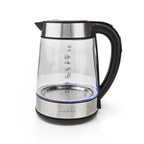 Nedis waterkoker | 1.7 l | glas | transparant | 60,70,80,90,100 °c | 1 stuks - kawk320egs kawk320egs