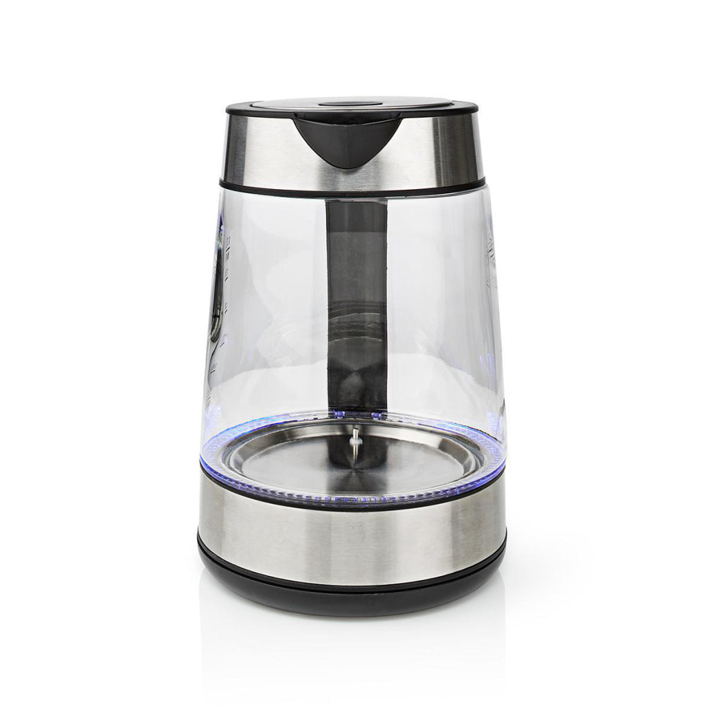 Nedis waterkoker | 1.7 l | glas | transparant | 60,70,80,90,100 °c | 1 stuks - kawk320egs kawk320egs