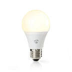 Nedis wifilw12wte27 smartlife led bulb wi-fi e27 800 lm 9 w warm wit 2700 k energieklasse: a+ android trade; ios diameter: 60 mm a60