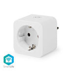 Nedis wifip131fwt smartlife smart stekker wi-fi 1 stuks 3680 w type f (cee 7 3) -10 - 45 °c android ios wit