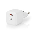 Nedis oplader | 20 w | snellaad functie | 1.67 2.22 3.0 a | outputs: 1 | usb-c | automatische voltage selectie - wcmpd20w100wt