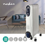 Nedis mobiele olieradiator | 800 1200 2000 w | 9 vinnen | 1 stuks - htoi30wt9 htoi30wt9