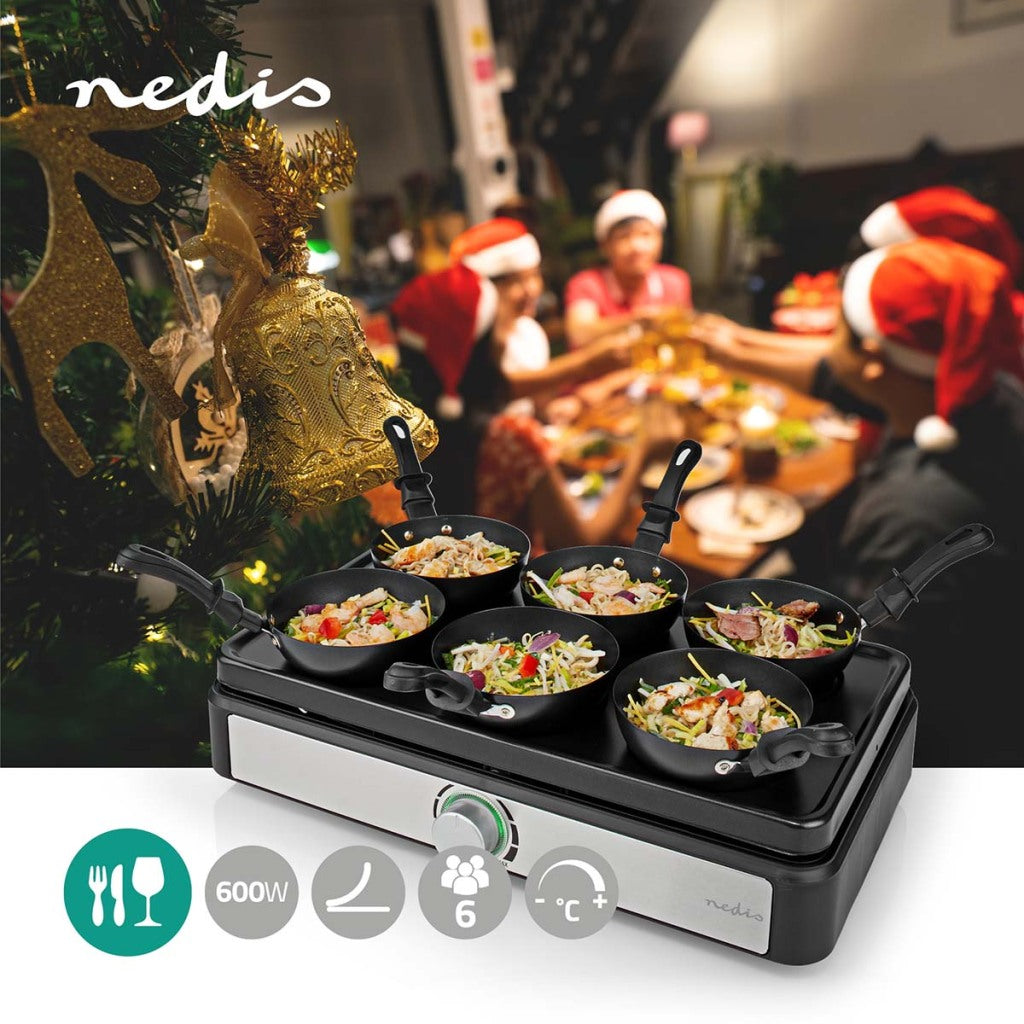 Ty nedis par wokset | grill | 6 personen | 1 stuks - fcra310fbk6 fcra310fbk6