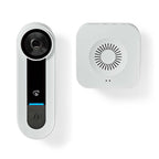 Nedis smartlife videodeurbel | wi-fi | netvoeding | 1536x1536 | cloud opslag (optioneel) microsd (niet inbegrepen) onvif | ip65 | met bewegingssensor | wit - wificdp40cwt